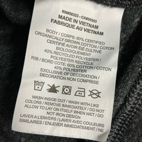 Nike  Girl Charcoal Zip-Up Hoodie - Picture 9 of 9